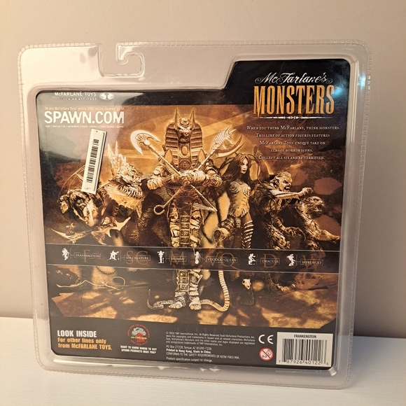 Spawn McFarlane Toys Monsters Series 1 Frankenstein Action Figure 2002 - Picture 5 of 6